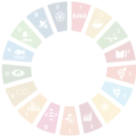 Sustainable Development Goals (SDGs) colored wheel on transparent background